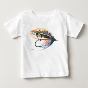 Fly Fishing Lure Art Lachs Fly Lure Baby T-shirt