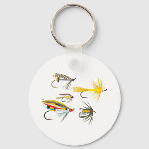 Fly Fishing Lures Schlüsselanhänger