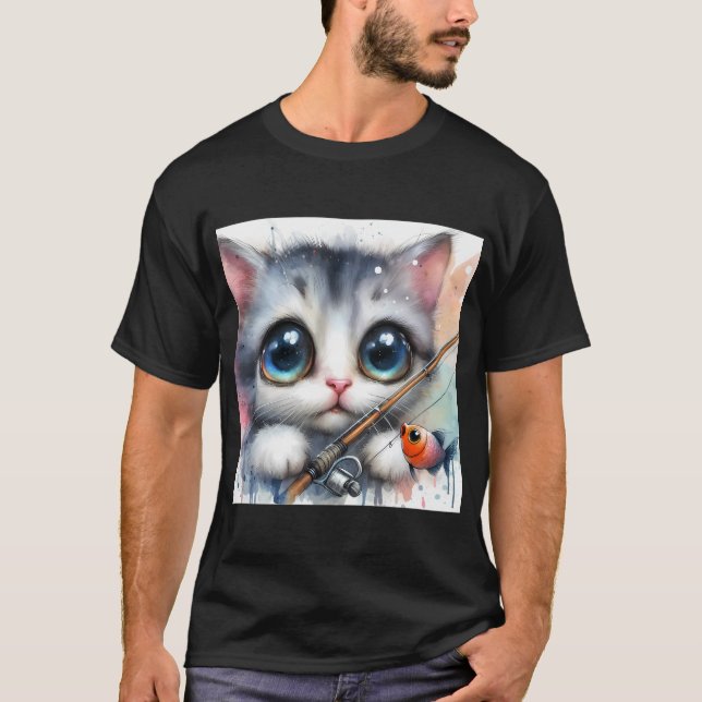 Fly Fishing Trophäen-Ehefrau T-Shirt (Vorderseite)