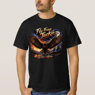 Fly Free Jackie Big Bear Eagle Mountain Kunst T-Shirt