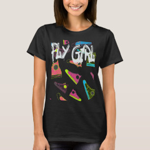 Fly Girl 80er 90s B Girl Old School Hip Hop 4 T-Shirt