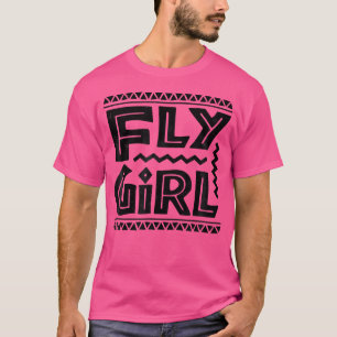 Fly Girl 80er 90S Old School gestört B-Girl Angesa T-Shirt