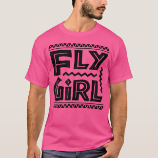 Fly Girl 80er 90S Old School gestört B-Girl Angesa T-Shirt