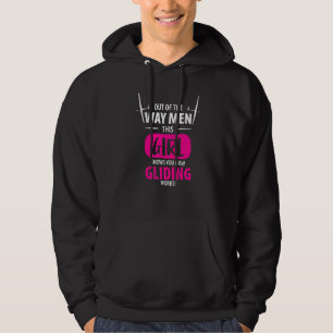 Fly Glider Glider Sailplane Segelfliegen Sprichwor Hoodie