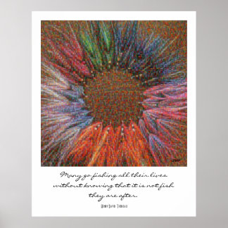 Fly Halo Montage Poster