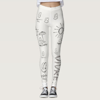 Fly happiness leggings