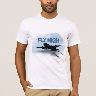 Fly High Aviation - Flugzeugenthusiasten und Pilot T-Shirt