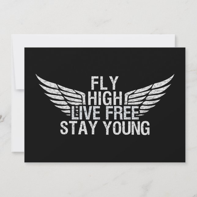 FLY HIGH Custom-Einladung Einladung (Vorderseite)