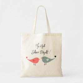 Fly high Modern Uplifting Positive Quote tote bag Tragetasche
