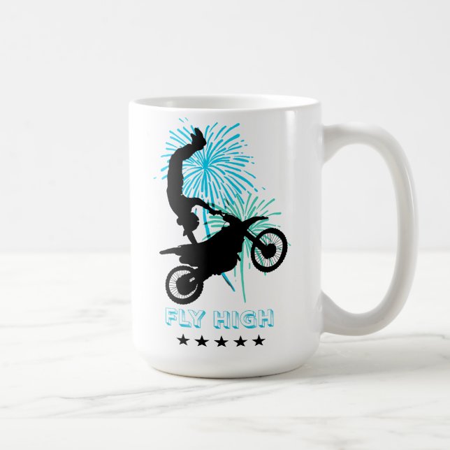 Fly High Motocross Kaffeetasse (Rechts)