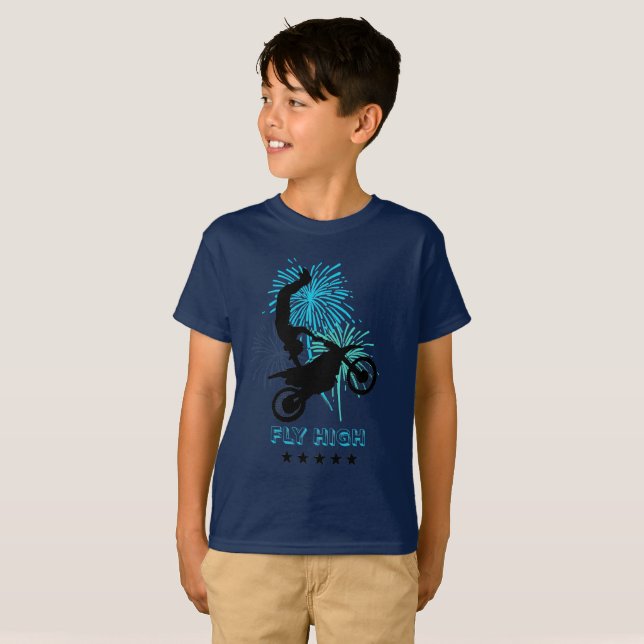 Fly High Motocross T-Shirt (Vorne ganz)