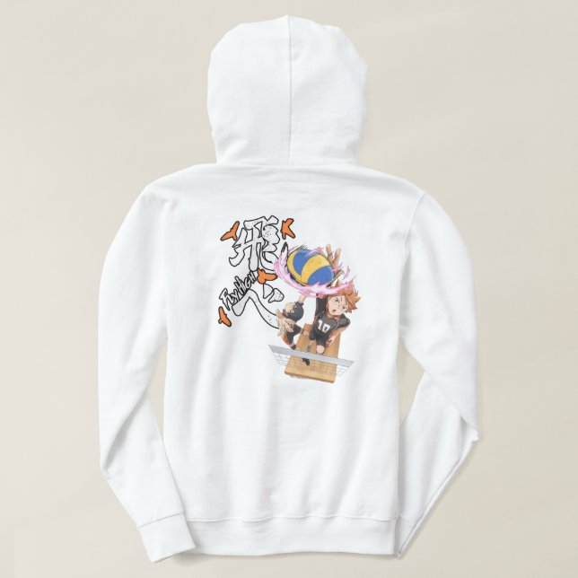 🏐Fly High Volleyball Tee & Hoodie – Crow Spirit🏐 (Design Rückseite)