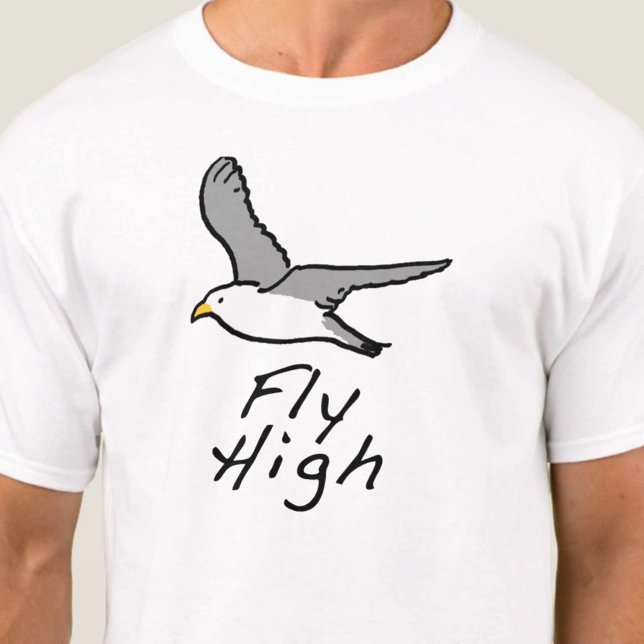 Fly High - Wie ein Vogel! T-Shirt (Von Creator hochgeladen)