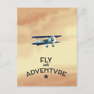Fly Into Adventure Postkarte