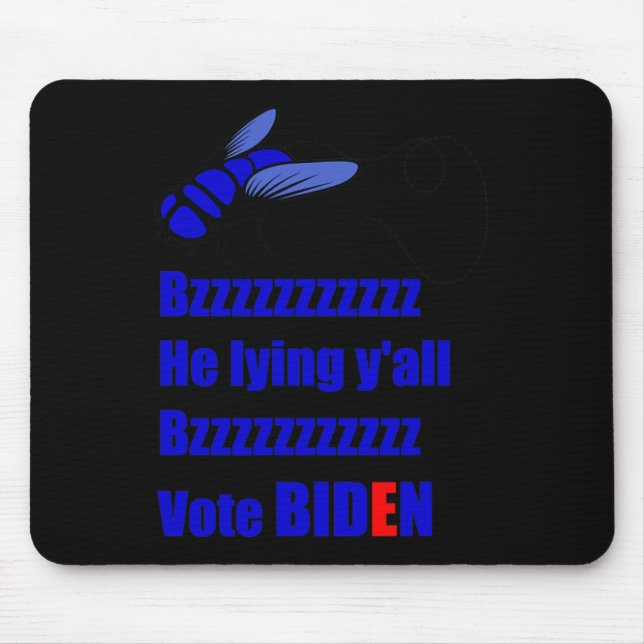 Fly Kamala Harris Mike Pence Debate Wahlen 2020 Mousepad (Vorne)