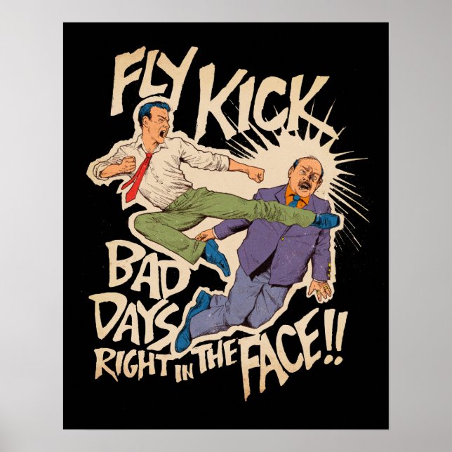 Fly Kick Poster (Vorne)