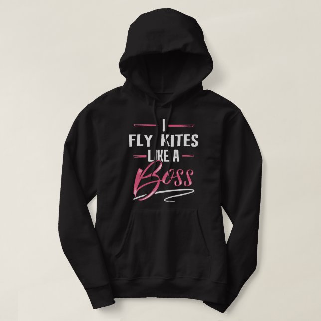 FLY KITES wie ein Boss Shirt Lady Boss Girl Power (Design vorne)
