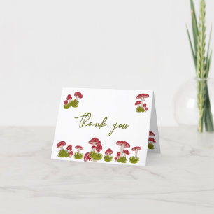 Fly Mushrooms Goblincore Garden Babydusche Dankeskarte