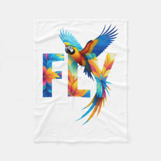 Fly Parrot Bliss Blankets  Fleecedecke
