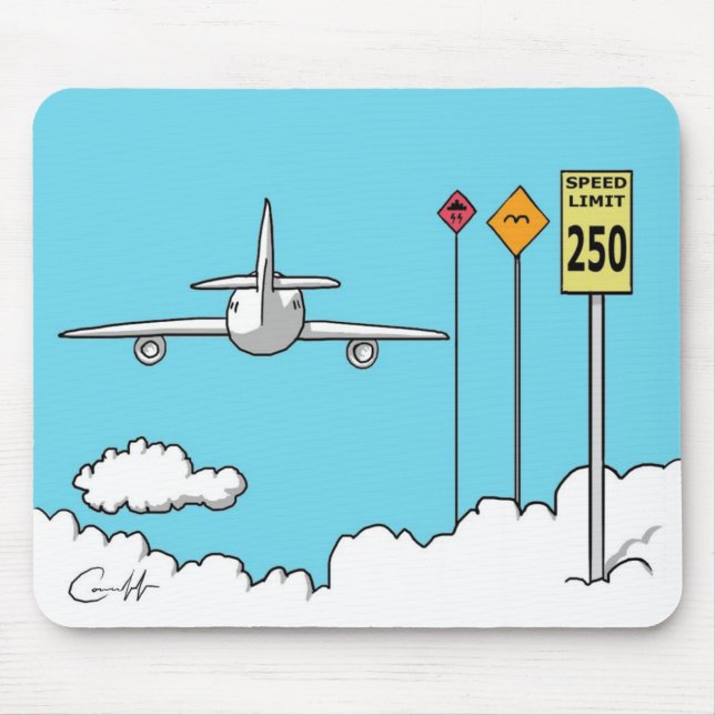 Fly Safe Mousepad (Vorne)