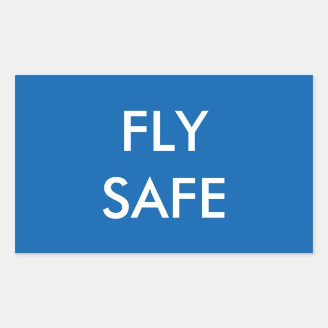 FLY SAFE Stickers (Vorderseite)