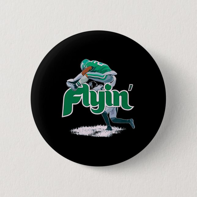 Fly Saquon Fly Eagles Barkley The Reverse Hurdle 2 Button (Vorderseite)