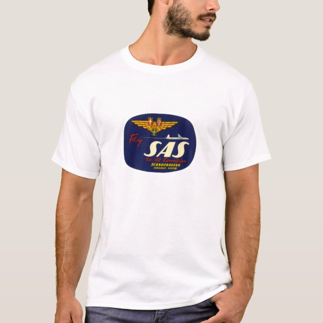 Fly SAS T-Shirt (Vorderseite)