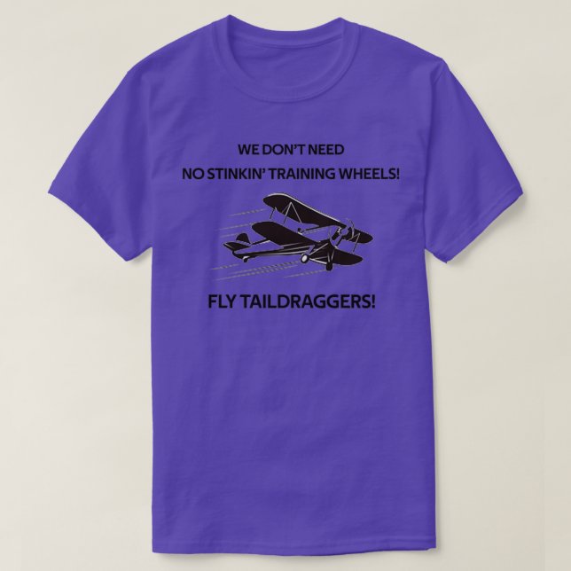 Fly Taildraggers  T-Shirt (Design vorne)