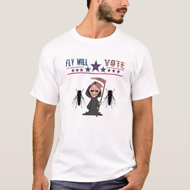 Fly will 2020 wählen T-Shirt (Vorderseite)