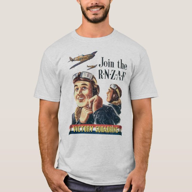 Fly with the Victory Squadrons | World War 2 T-Shirt (Vorderseite)