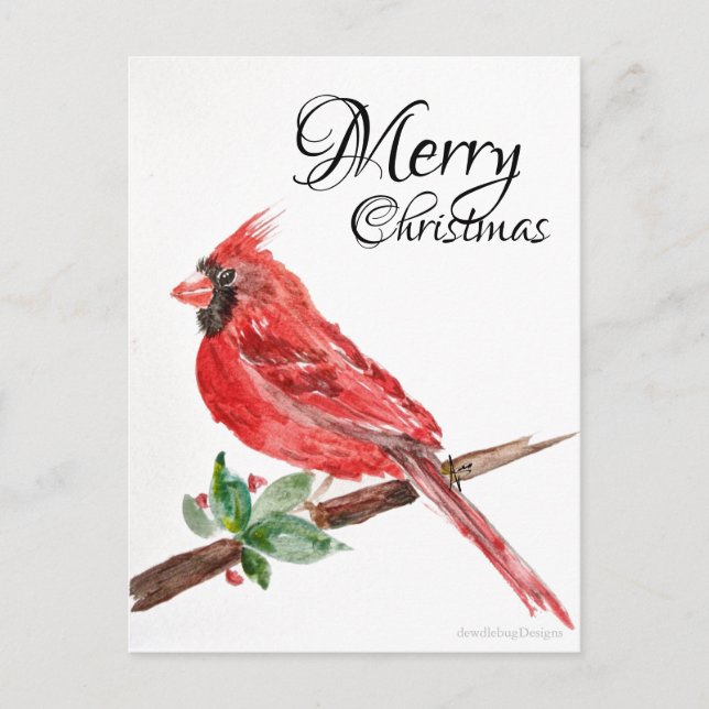 Fly Zuhause Weihnachts-Postkarte Postkarte (Vorderseite)