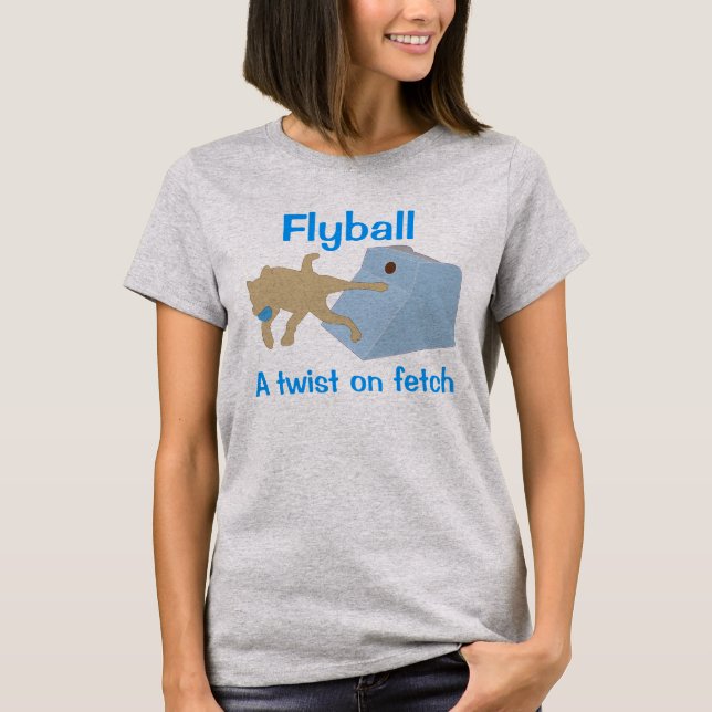 Flyball Drehung Frauen T T-Shirt (Vorderseite)