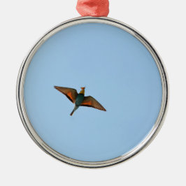 Flycatcher Silbernes Ornament