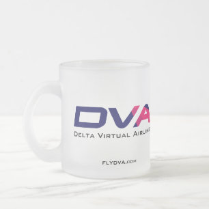 FlyDVA - nur Buchstabe-Grafiken Mattglastasse