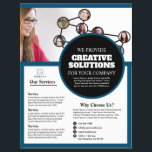 Flyer<br><div class="desc">Werben Sie mit unserem "Company Business Flyer" für die Dienstleistungen Ihres Unternehmens. Dieser Flyer ist Ihr Ticket, um die Aufmerksamkeit potenzieller Kunden zu erlangen und Ihre Expertise zu zeigen. Ob Sie sich auf digitales Marketing, Branding, SEO, Social Media Management oder andere Dienstleistungen spezialisiert haben, dieser Flyer ist vollständig an den...</div>