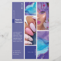 Flyer 14 cm x 21,6 cm Art & Nail