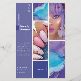 Flyer 14 cm x 21,6 cm Art & Nail