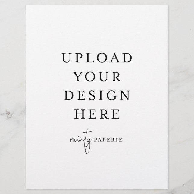 Flyer 8,5 Zoll x 11 Zoll (Vorne)