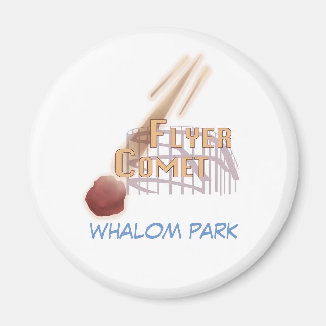 Flyer Comet Whalom Park Magnet (Vorne)