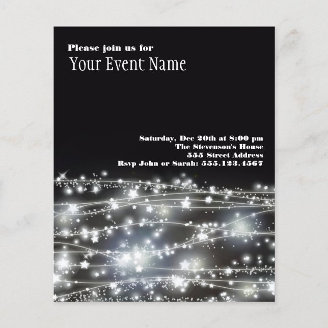 Flyer der funkelnden Sterne (Vorderseite)