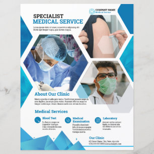 Flyer der Gesundheitsklinik