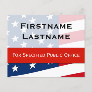 Flyer der patriotischen politischen Kampagne, klei