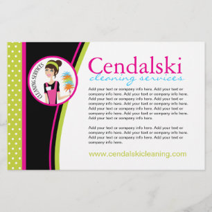 Flyer der Reinigungsdienste