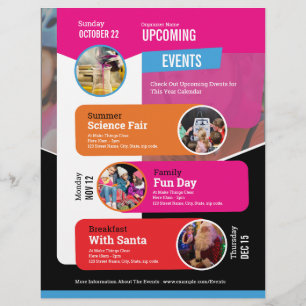 Flyer des Veranstaltungskalenders