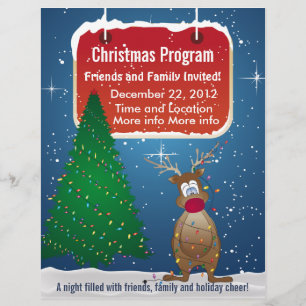 Flyer des Weihnachtsprogramms