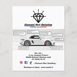 Flyer Diamant Noir Detailing MARK 1