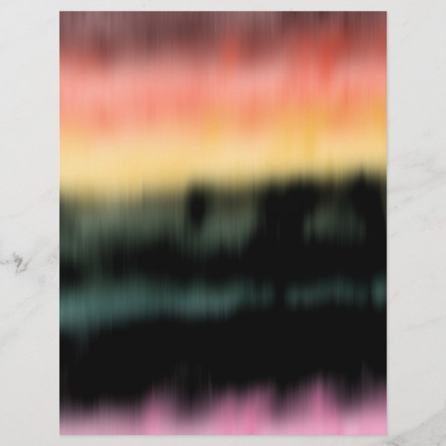 Flyer, digitale Gefärbte Krawatte Flyer (Vorne)