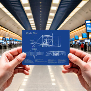 Flyer - Flugzeugkonzept Zeichnend Pläne AD Postkarte