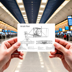 Flyer: Flugzeugkonzept Zeichnend Pläne BD Postkarte