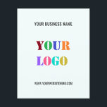 Flyer für benutzerdefiniertes Logo und Textwerbung<br><div class="desc">Kundenspezifische Logos und Textwerbung Personalisiert - Hinzufügen von Logo/Bild und Text/Informationen - Ändern Sie die Größe und verschieben Sie Elemente mit dem Anpassungsprogramm. Wählen Sie / fügen Sie Ihre Lieblings-Hintergrundfarben!</div>